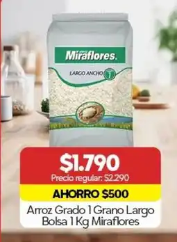 Super Bodega a Cuenta Miraflores - arroz grado 1 grano largo bolsa 1 kg oferta