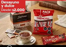 Super Bodega a Cuenta Trencito - desayuno y dulce oferta