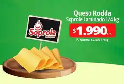 Supermercado El Trébol Soprole - queso rodda oferta