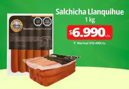 Supermercado El Trébol Llanquihue - salchicha oferta