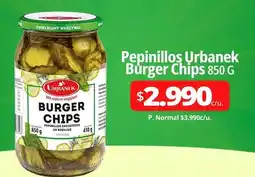 Supermercado El Trébol Pepinillos urbanek burger chips oferta