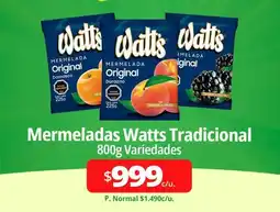 Supermercado El Trébol Watt's - mermeladas tradicional oferta