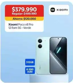 Lider Xiaomi - poco 8 pro 12 ram 5g - verde oferta