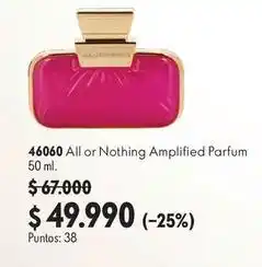 Oriflame 46060 all or nothing amplified parfum oferta