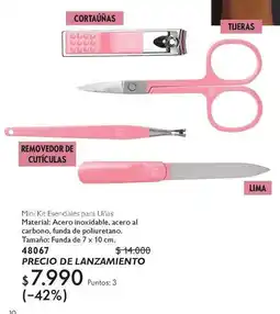 Oriflame Mini kit essenciales para uñas oferta