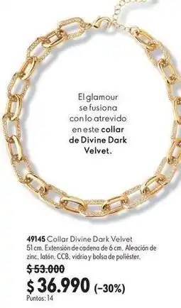 Oriflame Collar divine dark velvet oferta