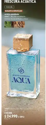 Oriflame Giordani - frescorado agua misterol aguaná geofond 233 l oferta