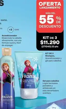 Avon Suave - kit de 3 shampoo oferta