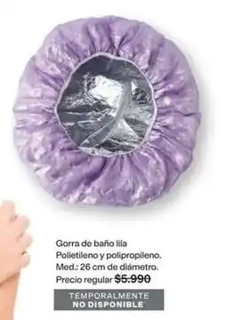 Avon Gorra de baño lija polietieno oferta