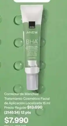 Avon Anew - corrector de manchas tratamiento cosmético facial de alplicicion oferta