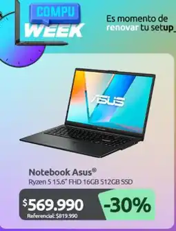 PC Factory Asus - notebook oferta