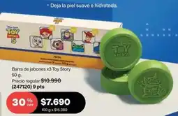 Avon Suave - barra de jabones x3 toy story oferta