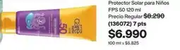 Avon 120 - protector solar para niños fps 50 ml oferta