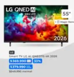 Paris Lg - smart tv lg al qned70 4k 2076 oferta