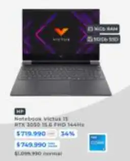 Paris Hp - notebook 15: hx3050 15.6 g fhd 144hx oferta