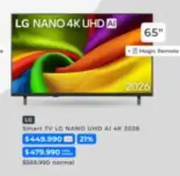 Paris Lg - smart tv uhd 4k oferta