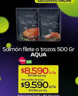 Tottus Omega - salmon filete o trozos oferta