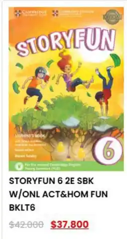 Books & Bits Storyfun 6 2e sbk w/onl act&hom fun bklt6 oferta
