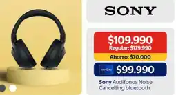 Lider Sony - audífonos noise cancelling bluetooth oferta