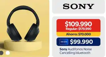 Sony - audífonos noise cancelling bluetooth