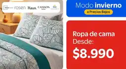 Lider Mainstays - ropa de cama oferta