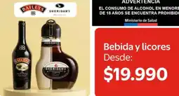 Lider Baileys - bebida y licores oferta