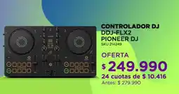 Audiomusica Pioneer - controlador dj djj-flx2 dj oferta