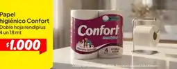 Unimarc Confort - papel higiénico oferta