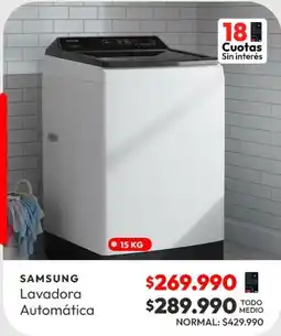 Abc Samsung - lavadora automatica oferta