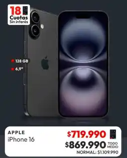 Abc Apple - iphone 16 oferta