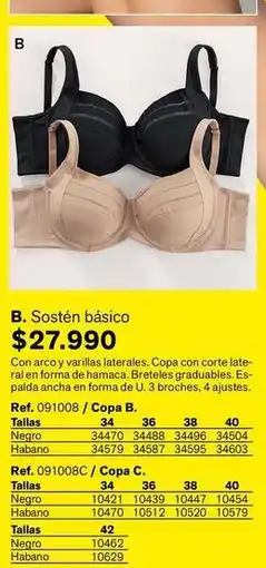 Leonisa Sosten basico oferta