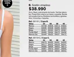 Leonisa Sosten strapless oferta