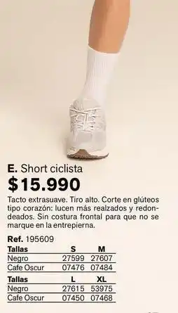 Leonisa Short ciclista oferta
