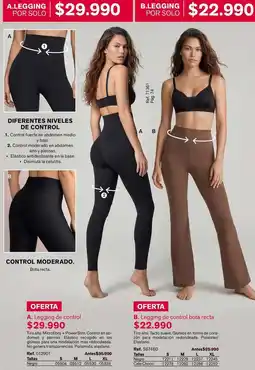 Leonisa Control - diferentes niveles de oferta