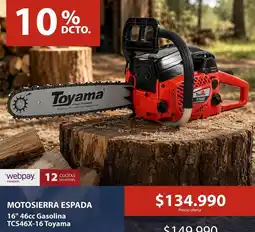 Mimbral Toyama - motosierra espada oferta