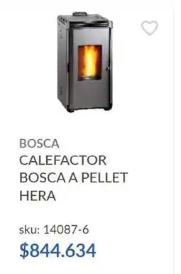MCT Bosca - calefactor a pellet hera oferta