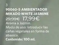Cristian Lay Ambientador mikado white jasmine oferta