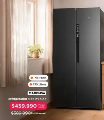 Mademsa - refrigerador side by side