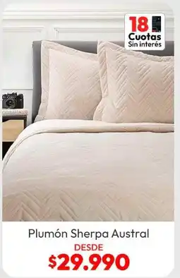 Abc Austral - plumón sherpa oferta