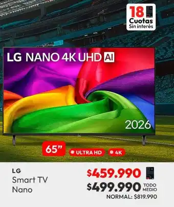 Lg - smart tv nano