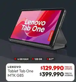 Abc Lenovo - tablet tab one mtk g85 oferta