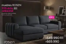Ripley Rosen - muebles oferta