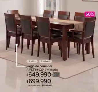 Ripley Victoria - juego de comedor oferta