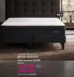 Ripley Rosen - cama europa oferta
