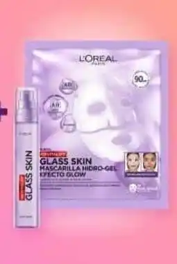 Farmacias Ahumada L'oréal - glass skin mascarilla hidro gel wi-fi gift box 90 pairs oferta