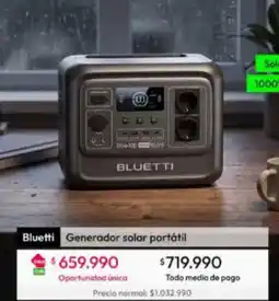 Linio Sol - generador ar portátil oferta