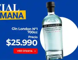 Supermercado Diez Maná - gin london n° 1 oferta