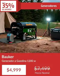 Constructor Sodimac Bauker - generador a gasolina oferta