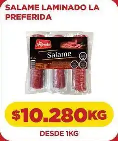 Comercial Castro La preferida - salame laminado oferta