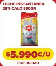 Comercial Castro Calo - leche instantánea 26% oferta